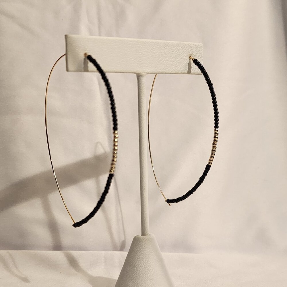 Parklane Collins Earrings - Black and Gold